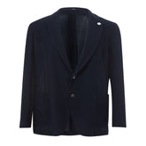 Lardini Blue Cotton Blazer -   -  Lardini.